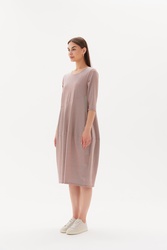 3/4 Slv St Diagonal Dress