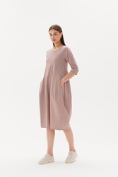 3/4 Slv St Diagonal Dress