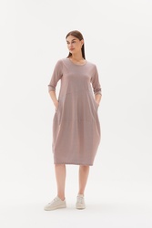 3/4 Slv St Diagonal Dress