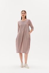 3/4 Slv St Diagonal Dress