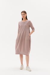 3/4 Slv St Diagonal Dress