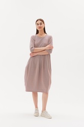 3/4 Slv St Diagonal Dress