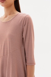 3/4 Slv St Diagonal Dress