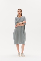 3/4 Slv St Diagonal Dress
