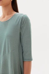 3/4 Slv St Diagonal Dress
