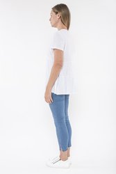 V Neck Tiered Tee
