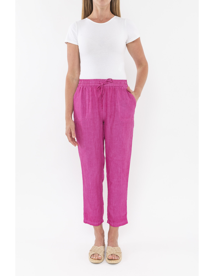 Pigment Dye Linen Women's Pant