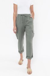 Cargo Pocket Linen Pant