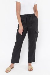 Cargo Pocket Linen Pant
