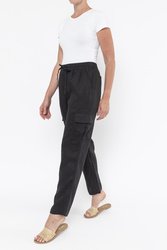 Cargo Pocket Linen Pant