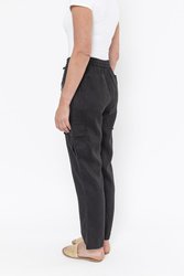 Cargo Pocket Linen Pant