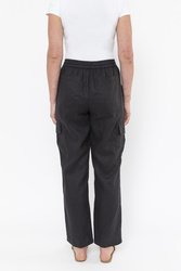 Cargo Pocket Linen Pant