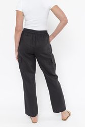 Cargo Pocket Linen Pant