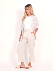 Adele Stripe Linen Shirt