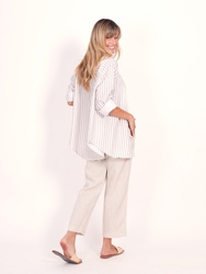 Adele Stripe Linen Shirt