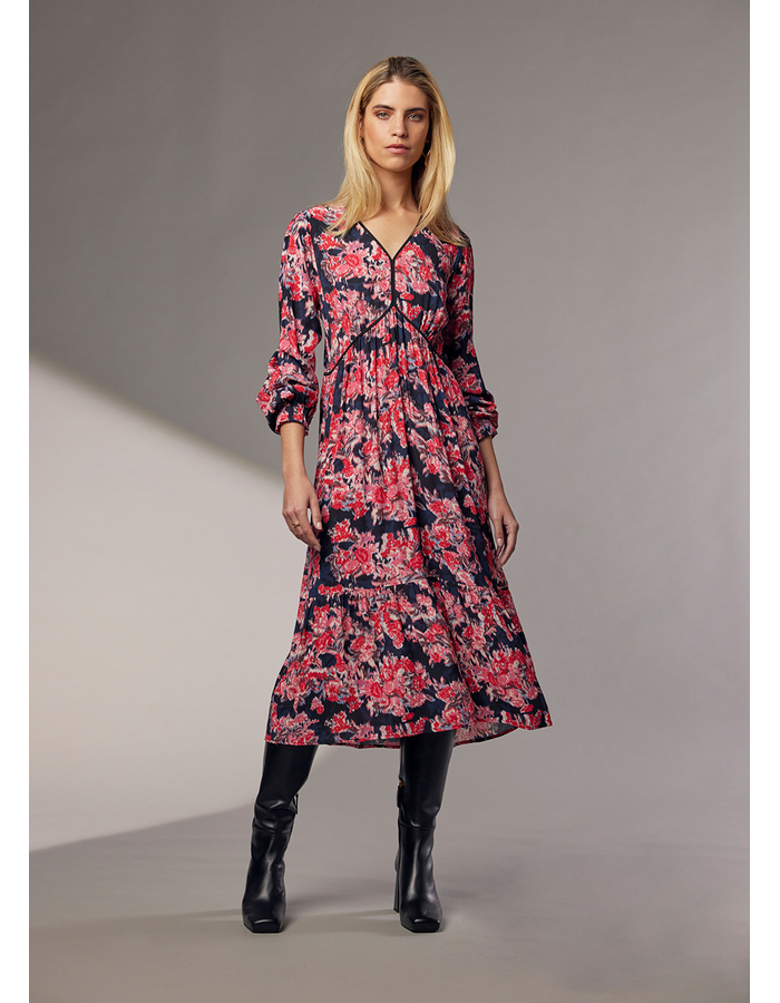 Flame Tree Midi Dress