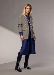 Plaid Pitt Blazer