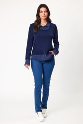 Amity Splice Merino Top