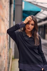 Amity Splice Merino Top