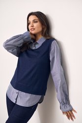 Nicole Merino Vest Top