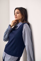 Nicole Merino Vest Top
