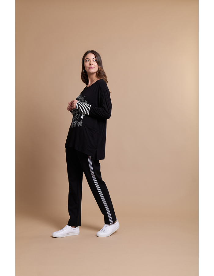 Flat Front Cuffed Women's Trouser