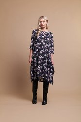 Draped Hem Dress