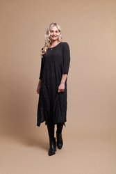 Draped Hem Dress