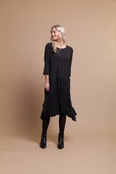 Draped Hem Dress