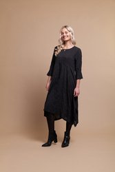Draped Hem Dress