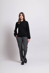 Ruffle Neck Top