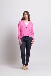 Pleat Back Cardigan 