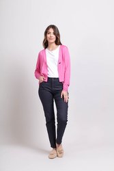 Pleat Back Cardigan 