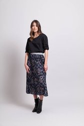 Contrast Waistband Skirt