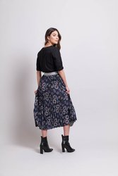 Contrast Waistband Skirt