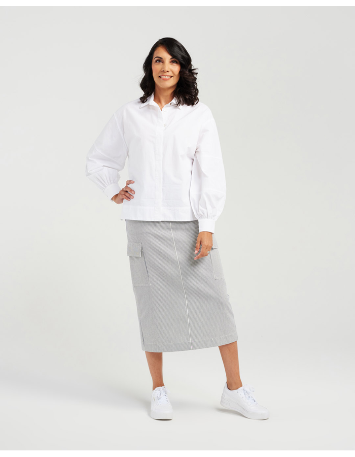 Women's Shirt with Button Back Sleeves