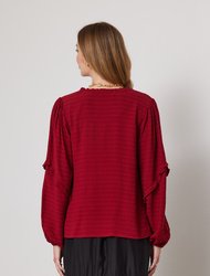 Bijou Ruffle Sleeve Top