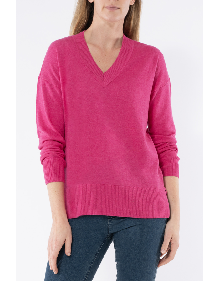 V Neck Long Sleeve Women's Top