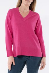 V Neck Long Sleeve Top