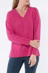 V Neck Long Sleeve Top