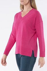 V Neck Long Sleeve Top