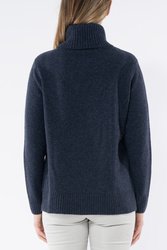 Cowl Neck Cable Pullover