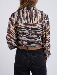 Mala Abstract Blouse