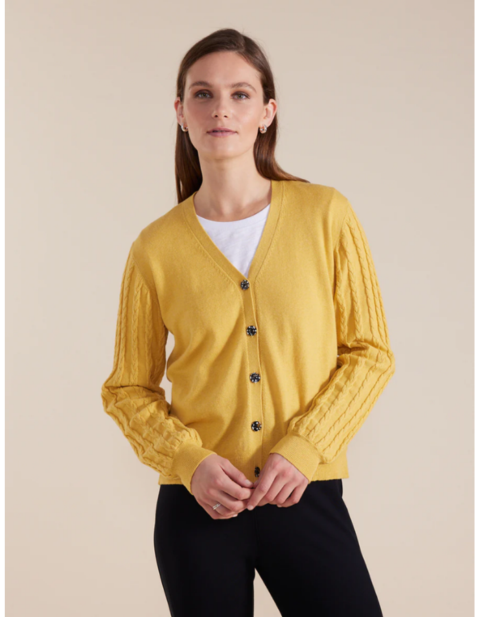 Cable Sleeve Women's Cardi