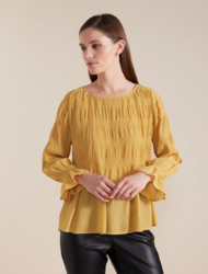 L/S Pleated Top