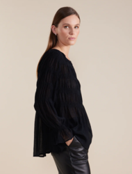 L/S Pleated Top