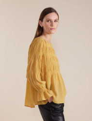 L/S Pleated Top