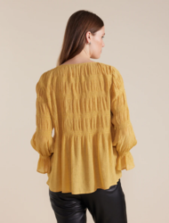 L/S Pleated Top