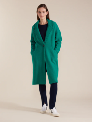 L/S Boiled Wool Coat