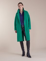 L/S Boiled Wool Coat